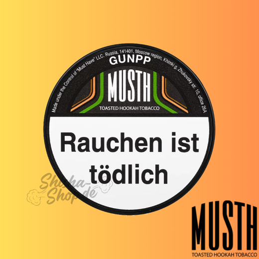 MustH Shisha Tabak 125g - GUNPP