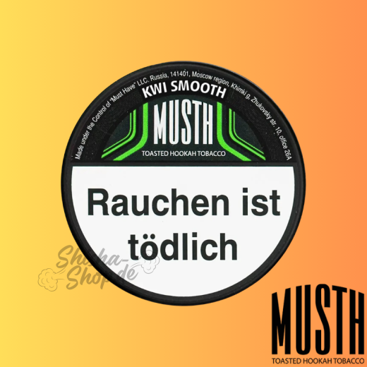 MustH Shisha Tabak 125g - KWI SMOOTH
