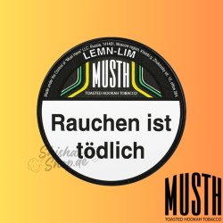 MustH Shisha Tabak 125g - LEMN-LIM