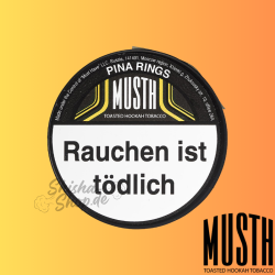 MustH Shisha Tabak 125g - PINA RINGS