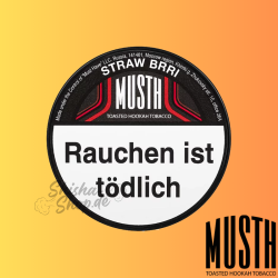 MustH Shisha Tabak 125g - STRAW BRRI