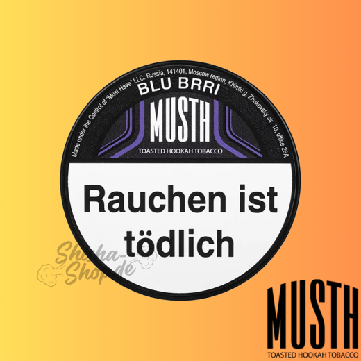 MustH Shisha Tabak 200g - BLU BRRI