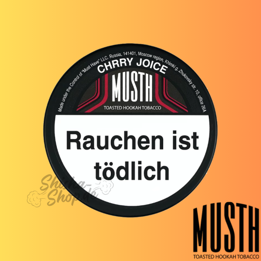 MustH Shisha Tabak 200g - CHRRY JOICE