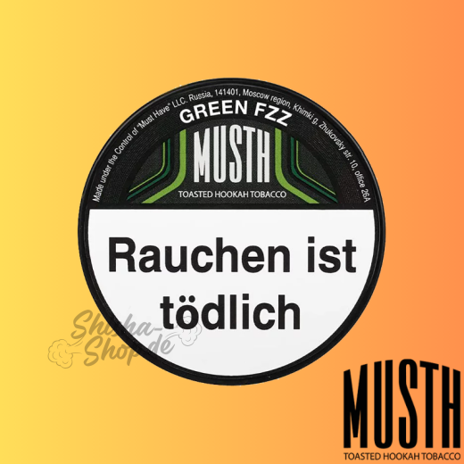MustH Shisha Tabak 200g - GREEN FZZ