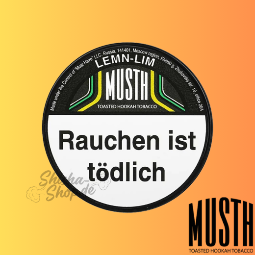 MustH Shisha Tabak 200g - LEMN-LIM