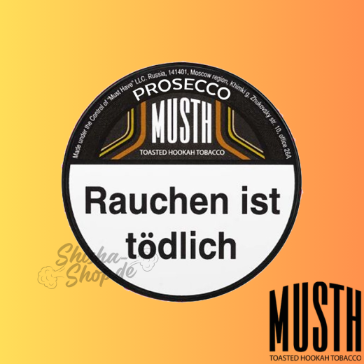 MustH Shisha Tabak 200g - PROSECCO