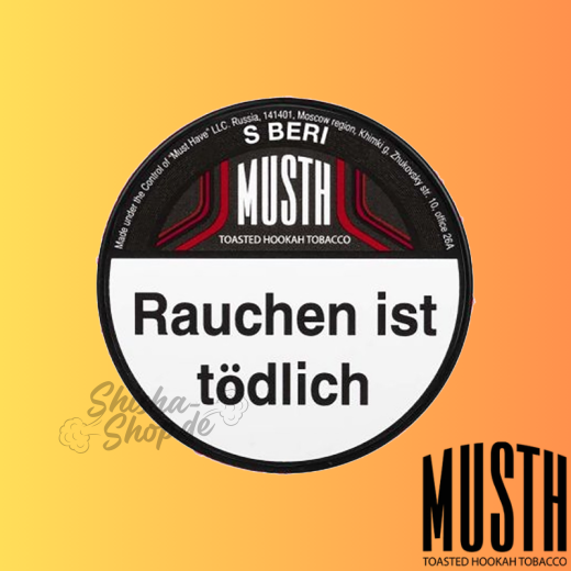 MustH Shisha Tabak 200g - S BERI