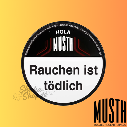 MustH Shisha Tabak 125g - HOLA