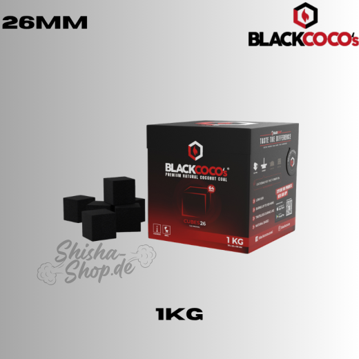 Blackcoco Shisha Kohle 26mm - 1KG