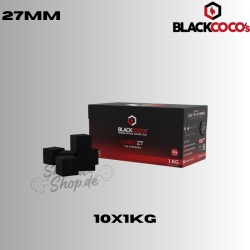 Blackcoco Shisha Kohle 27mm - 10KG