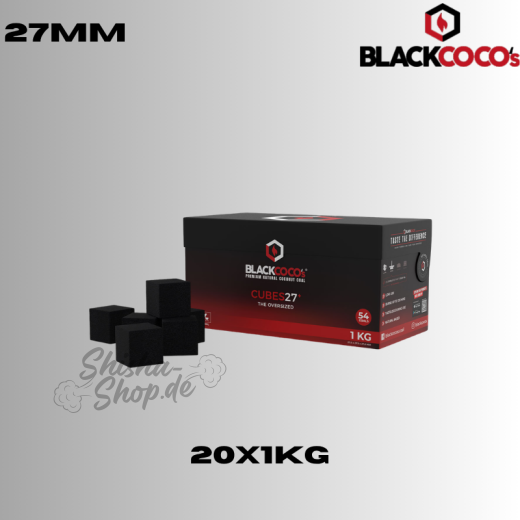 Blackcoco Shisha Kohle 27mm - 20KG