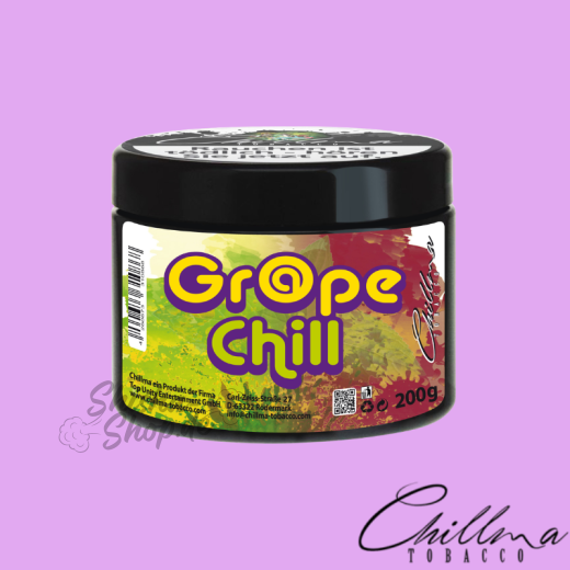 Chillma Shisha Tabak 200g - Grape Chill