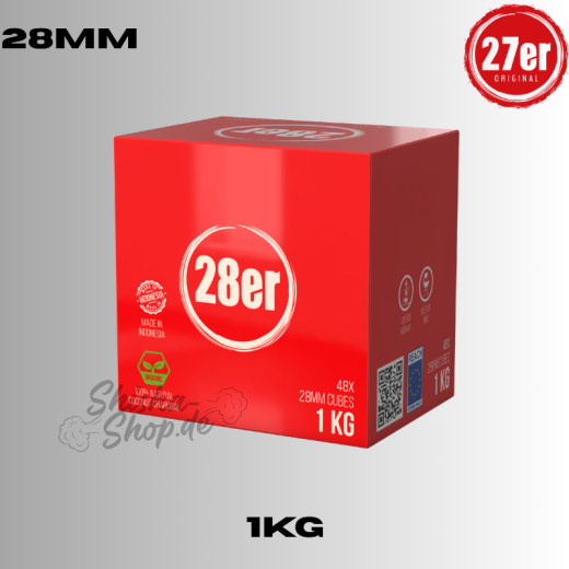 28er Original Shisha Kohle - 1KG