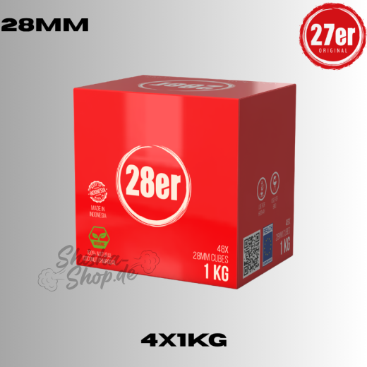 28er Original Shisha Kohle - 4KG
