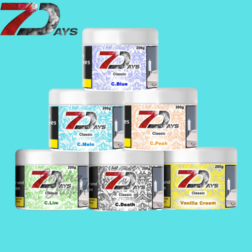 7 DAYS Shisha Tabak 200g