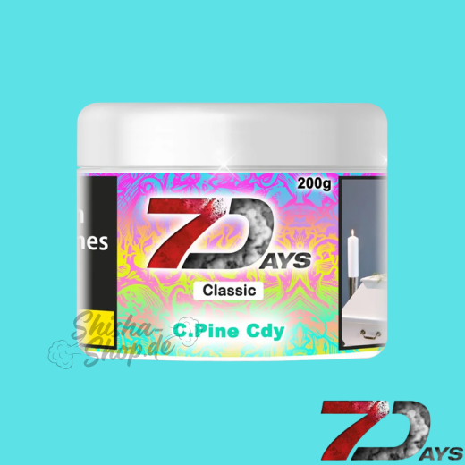 7 DAYS Shisha Tabak 200g - Cold Pine Candy