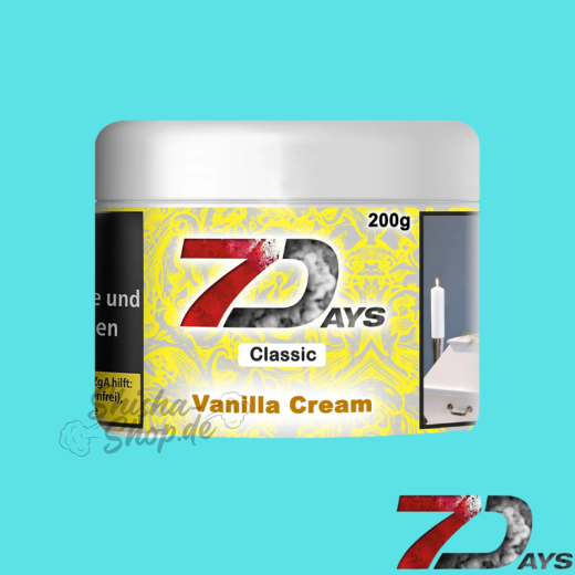 7 DAYS Shisha Tabak 200g - Vanilla Cream