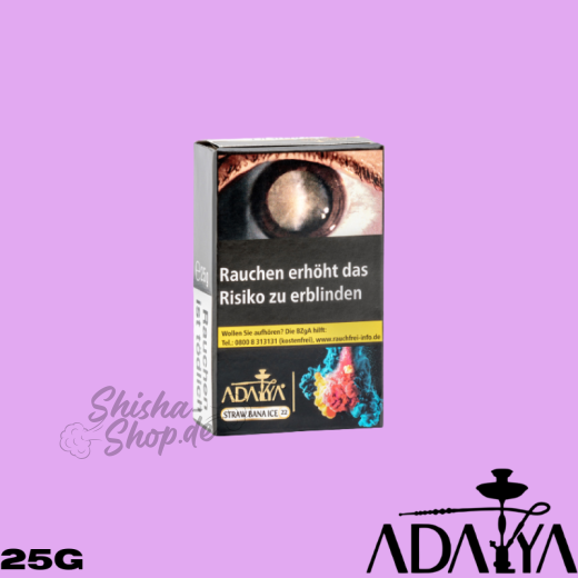 Adalya Shisha Tabak 25g - Straw Bana Ice