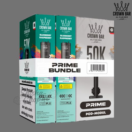 AL FAKHER 50K HYPERMAX PRIME POD Bundle - Blueberry Raspberry