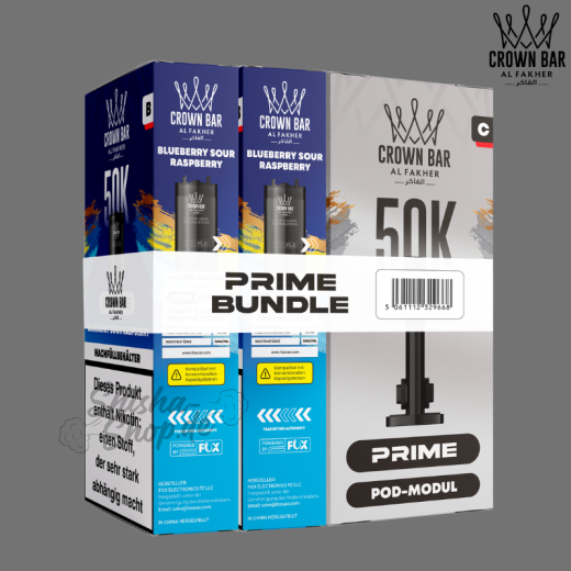 AL FAKHER 50K HYPERMAX PRIME POD Bundle - Blueberry Sour Raspberry