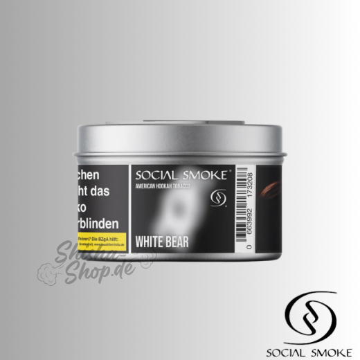 Social Smoke Shisha Tabak 200g - White Gummy Bear (White Bear)