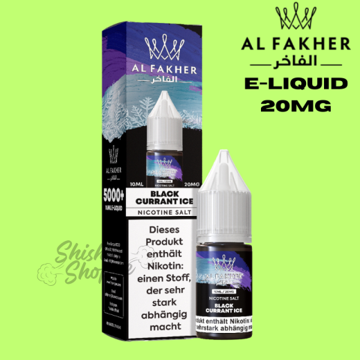 Al Fakher Liquid 20mg - Blackcurrant Ice