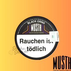 MustH Shisha Tabak 125g - BLACK ORNG