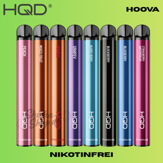 HQD Hoova (Nikotinfrei) Einweg Vape