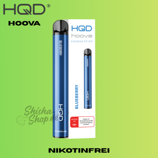 HQD Hoova (Nikotinfrei) Einweg Vape - Blueberry
