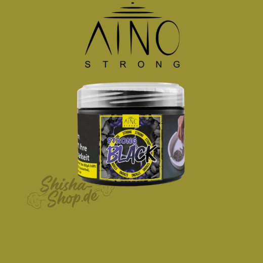 AINO Strong Shisha Tabak 200g - Black
