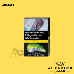 Al Fakher Shisha Tabak 25g - Crystal Grapio