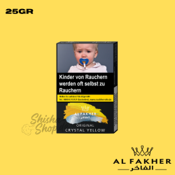 Al Fakher Shisha Tabak 25g - Crystal Yellow