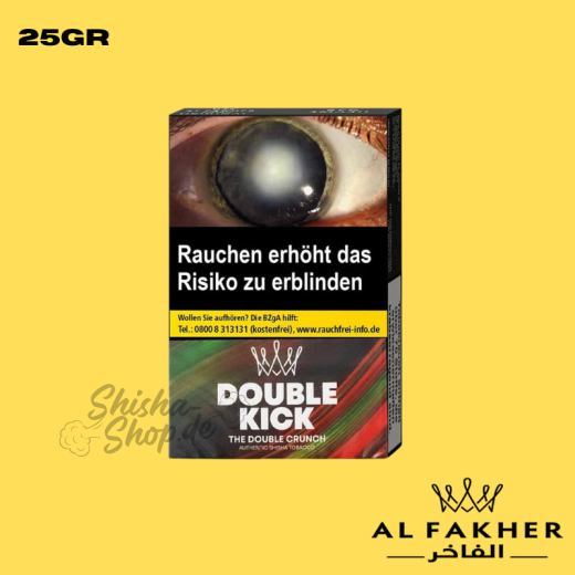 Al Fakher Shisha Tabak 25g - Double Kick