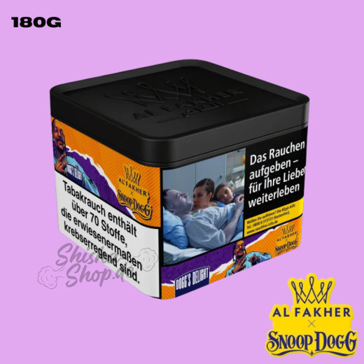 Al Fakher x Snoop Dogg Shisha Tabak 180g - Doggs Delight