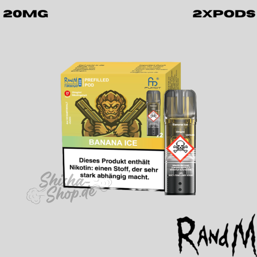 RandM Tornado Pods - Banana Ice
