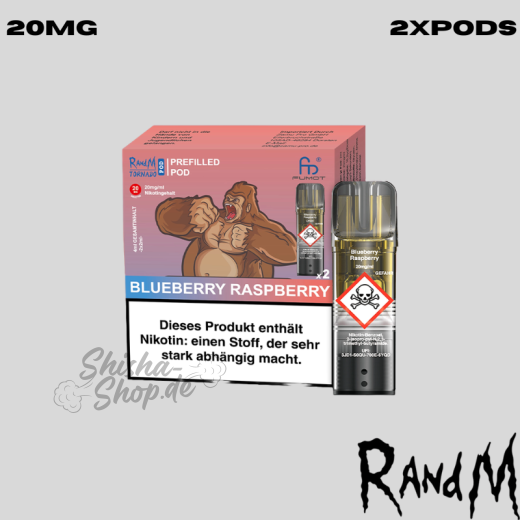 RandM Tornado Pods - Blueberry Raspberry