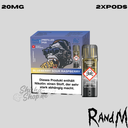 RandM Tornado Pods - Blueberry Sour Raspberry
