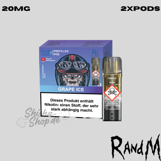 RandM Tornado Pods - Grape Ice