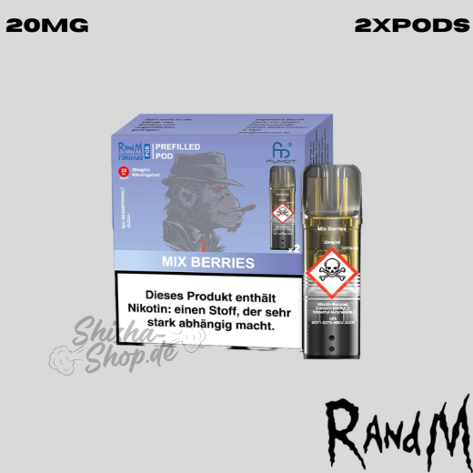 RandM Tornado Pods - Mix Berries