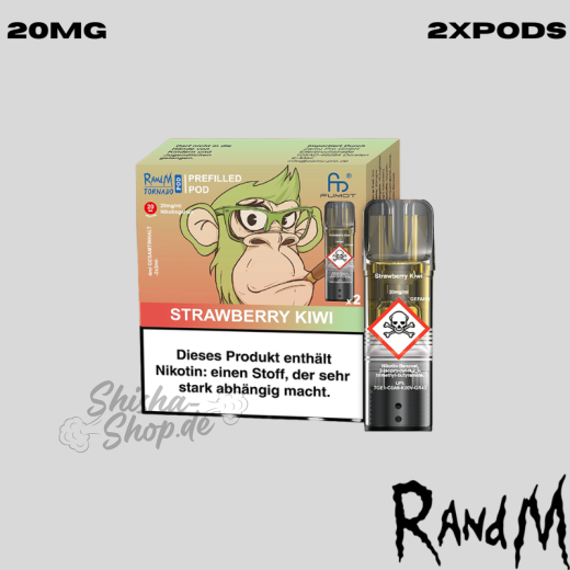RandM Tornado Pods - Strawberry Kiwi