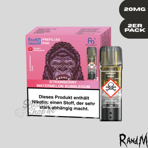 RandM Tornado Pod - Strawberry Watermelon Bubblegum