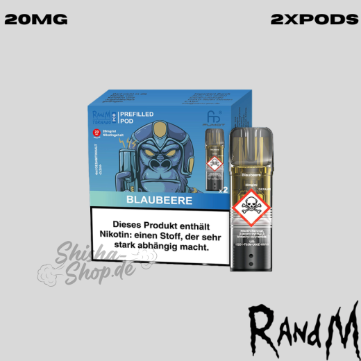 RandM Tornado Pods - Blaubeere
