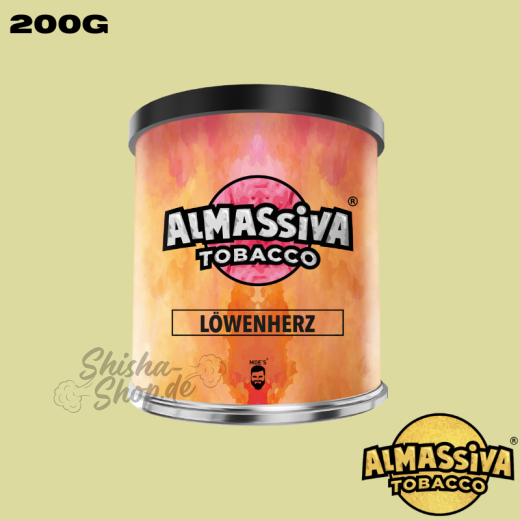 Almassiva Shisha Tabak 200g - Löwenherz