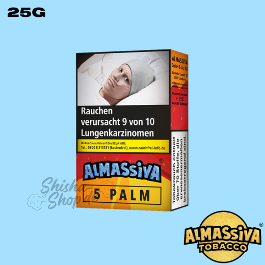 Almassiva Shisha Tabak 25g - 5 Palm