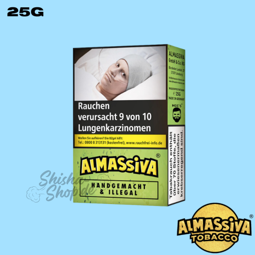 Almassiva Shisha Tabak 25g - Handgemacht & Illegal