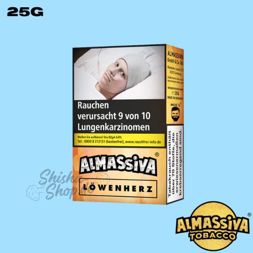 Almassiva Shisha Tabak 25g - Löwenherz