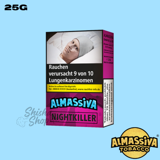 Almassiva Shisha Tabak 25g - Nightkiller