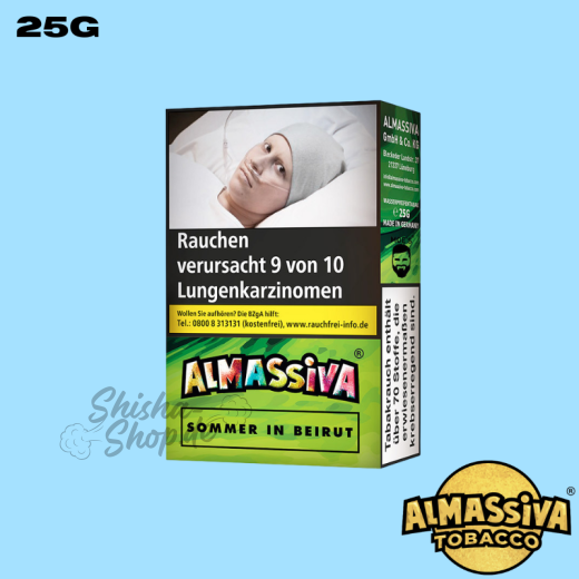 Almassiva Shisha Tabak 25g - Sommer in Beirut