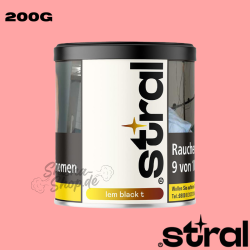 Stral Shisha Tabak 200g - Lem Black T