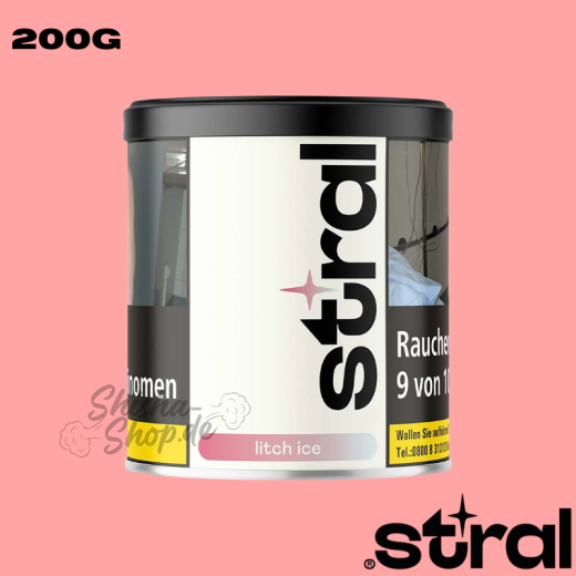 Stral Shisha Tabak 200g - Litch Ice